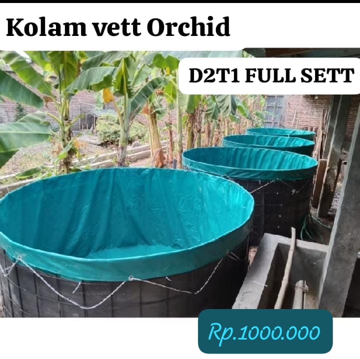 DESKRIPSI 1 UNIT KOLAM VETTBUNDAR D2T1KELENGKAPAN KOLAM FULLSET RANGKA BESI BAHAN TERPAL ORCHID SEMI KARET KUAT DAN TEBALWARNA 3 VARIAN BIRU HIJAUHITAMPEMBUANGAN TENGAH KOLAM VETT DESAIN DARI PABRIK ORIGINAL NOTE PEMBAYARAN NON REKPEN 20cm