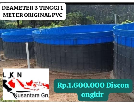 DESKRIPSI 1 UNIT KOLAM VETTBUNDAR D3 T1KELENGKAPAN KOLAM FULLSET RANGKA BESI BAHAN TERPAL ORCHID SEMI KARET KUAT DAN TEBALORIGINAL DESAIN PABRIK PEMBAYARAN WAJIB DI REKENING ADMIN TOKO 30cm