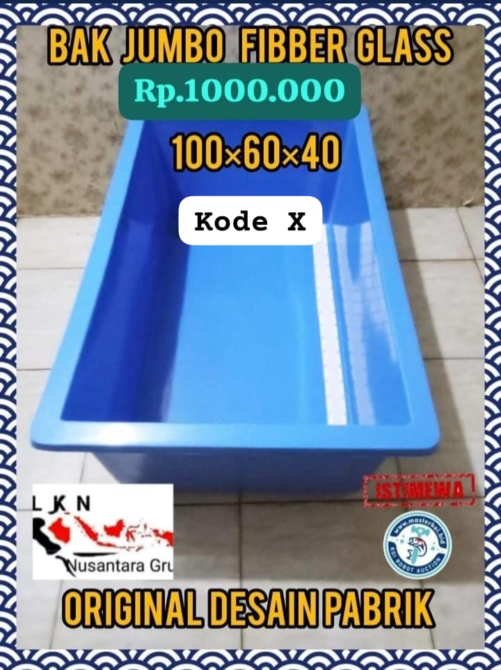 DESKRIPSI 1 UNIT BAK FIBBER GLAS SELFI IKAN ORIGINAL DESAIN PABRIK 1006040 PEMBAYARAN WAJIB DI NO REKENING ADMIN TOKO KAMI 60cm