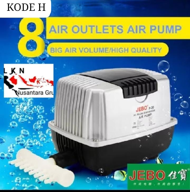 MESIN AERATOR KOLAM TERBARU JEBO P30 ORIGINAL PEMBAYARAN WAJIB DI INVOICE ADMIN 30cm