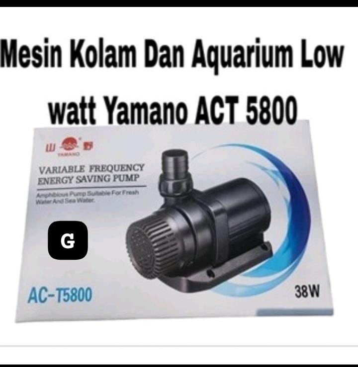SEPESIAL 1 UNIT MESIN POMPA KOLAM ACT 5800L SEMBURAN KENCANG WATT RENDAH HEMAT LISTRIK ORIGINAL PEMBAYARAN WAJIB DI NO REKENING INVOICE ADMIN TOKO 5cm