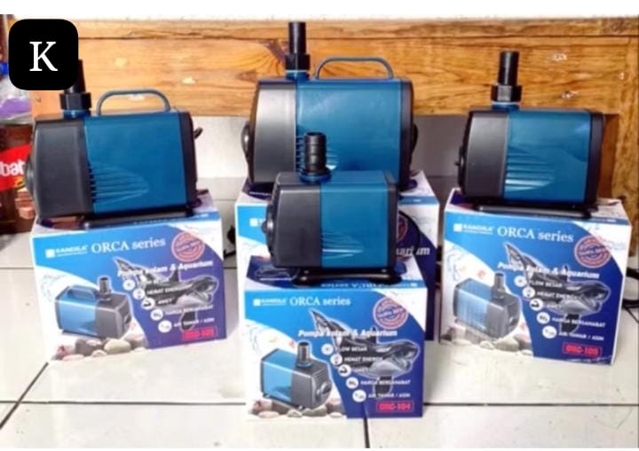 MESIN POMPA AQUARIUM KARANTINA IKAN KANDILA ORCA 105 SEMBURAN KENCANG 2M SETENGAH HEMAT LISTRIK 40WATT PEMBAYARAN WAJIB DI INVOICE REKENING ADMIN TOKO 5cm