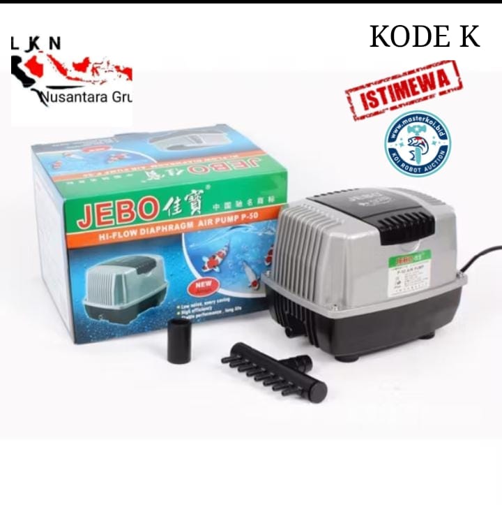 MESIN AERATOR KOLAM TERBARU JEBO P30 ORIGINAL PEMBAYARAN WAJIB DI INVOICE REKENING ADMIN 30cm