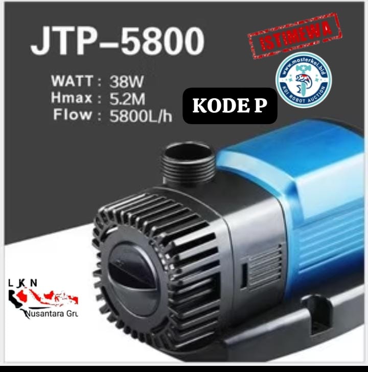 MESIN POMPA SUNSUN JTP 5800 ORIGINAL TERBAIK DI KELASNYA PEMBAYARAN WAJIB DI NO REKENING INVOICE ADMIN TOKO 5cm