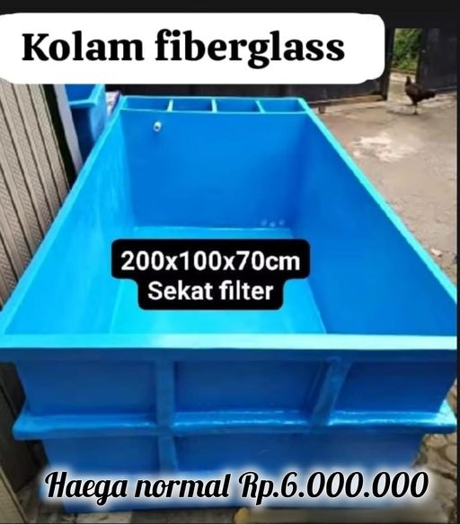 1UNIT KOLAM FIBBERGLASS JUMBO SEKAT FILTER P200 L100 T70 BACA DESKRIPSI SEBELUM BID TANYA ONGKIR DULU EKSPEDISI DI TENTUKAN OLEH TOKO KAMI PEMBAYARAN WAJIB DI REKENING INVOICE ADMIN TOKO 70cm
