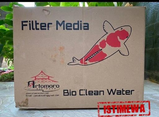 MEDIA FILTER BIOLOGIS NISHIKIGOI BIO CLEAN ISI BERAT 15KG 1 DUS ONGKIR 80RB SE JAWA BALI ONGKIR NET TIDAK BISA DI NEGO DAN EKSPEDISI DI TENTUKAN TOKO KAMI DN PEMBAYARAN WAJIB DI REKENING INVOICE ADMIN TOKO 5cm