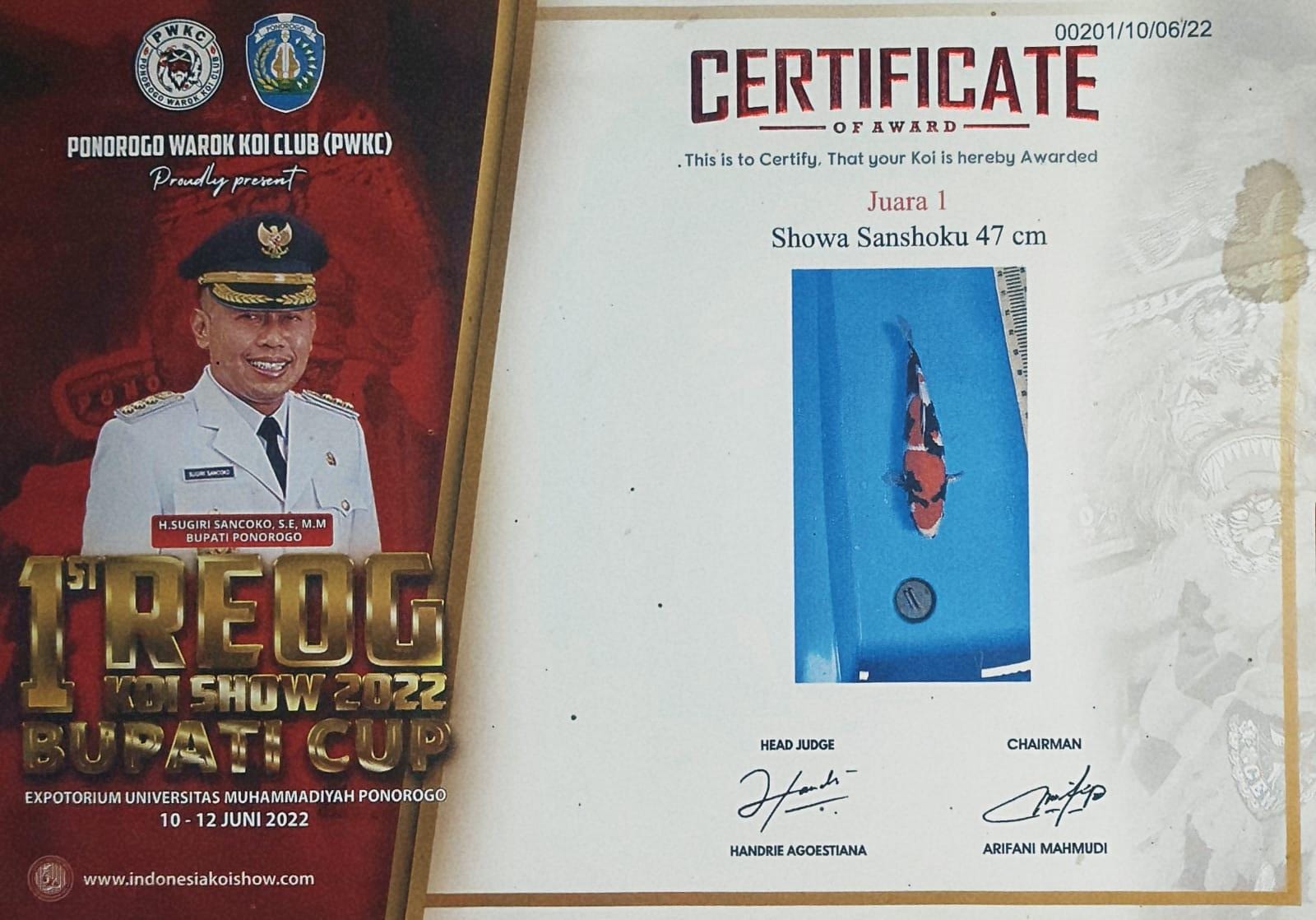 Sertifikat Ikan