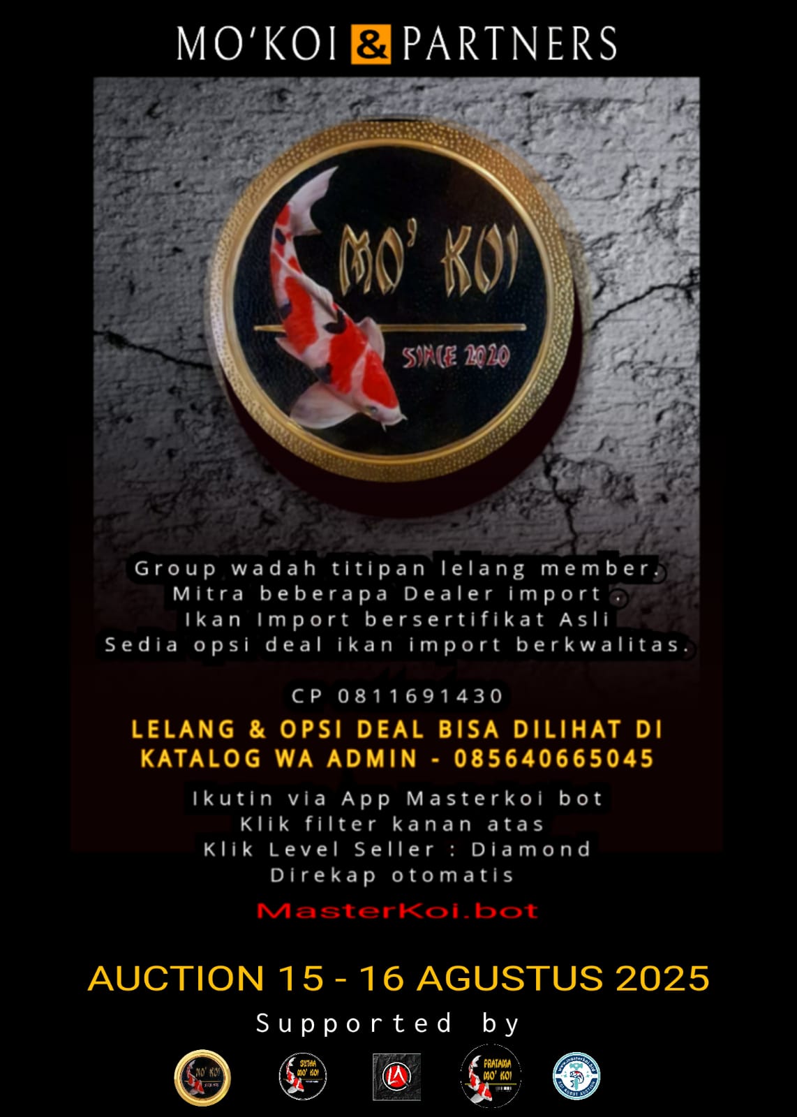 Lelang Koi Online, Jual Beli Ikan Koi, Pasar Koi Terbaik, Agen Lelang Koi, Penawaran Koi Berkualitas, Harga Jual Koi, Lelang Ikan Koi Import, Beli Koi Online, Jual Koi Murah, Koi Showroom, Penjual Koi Terpercaya, Lelang Koi Jakarta, Jual Koi Lokal, Koi Kualitas Unggul, Harga Terbaik Koi, Jual Koi Indukan, Lelang Ikan Hias Koi, Pasar Koi Indonesia, Beli Koi Berkualitas Tinggi, Koi Farm Terbesar, Jual Beli Koi Impor, Lelang Ikan Koi Kualitas Premium, Daftar Harga Koi Terbaru, Pusat Jual Beli Koi, Info Lelang Koi Hari Ini.
