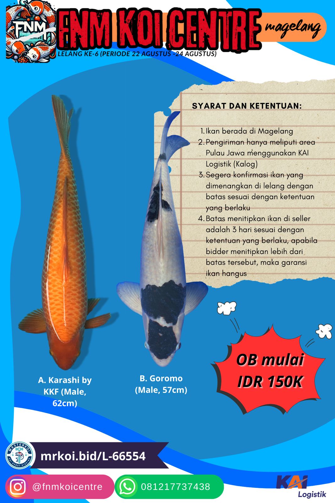 Lelang Koi Online, Jual Beli Ikan Koi, Pasar Koi Terbaik, Agen Lelang Koi, Penawaran Koi Berkualitas, Harga Jual Koi, Lelang Ikan Koi Import, Beli Koi Online, Jual Koi Murah, Koi Showroom, Penjual Koi Terpercaya, Lelang Koi Jakarta, Jual Koi Lokal, Koi Kualitas Unggul, Harga Terbaik Koi, Jual Koi Indukan, Lelang Ikan Hias Koi, Pasar Koi Indonesia, Beli Koi Berkualitas Tinggi, Koi Farm Terbesar, Jual Beli Koi Impor, Lelang Ikan Koi Kualitas Premium, Daftar Harga Koi Terbaru, Pusat Jual Beli Koi, Info Lelang Koi Hari Ini.