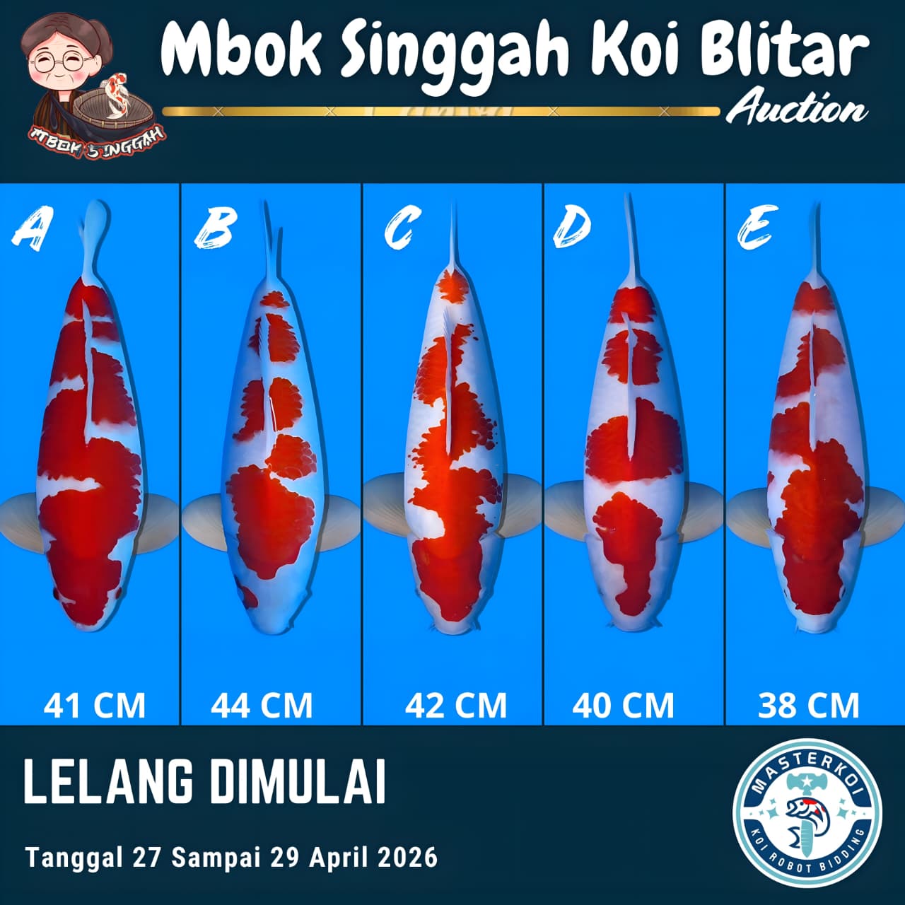 Lelang Koi Online, Jual Beli Ikan Koi, Pasar Koi Terbaik, Agen Lelang Koi, Penawaran Koi Berkualitas, Harga Jual Koi, Lelang Ikan Koi Import, Beli Koi Online, Jual Koi Murah, Koi Showroom, Penjual Koi Terpercaya, Lelang Koi Jakarta, Jual Koi Lokal, Koi Kualitas Unggul, Harga Terbaik Koi, Jual Koi Indukan, Lelang Ikan Hias Koi, Pasar Koi Indonesia, Beli Koi Berkualitas Tinggi, Koi Farm Terbesar, Jual Beli Koi Impor, Lelang Ikan Koi Kualitas Premium, Daftar Harga Koi Terbaru, Pusat Jual Beli Koi, Info Lelang Koi Hari Ini.