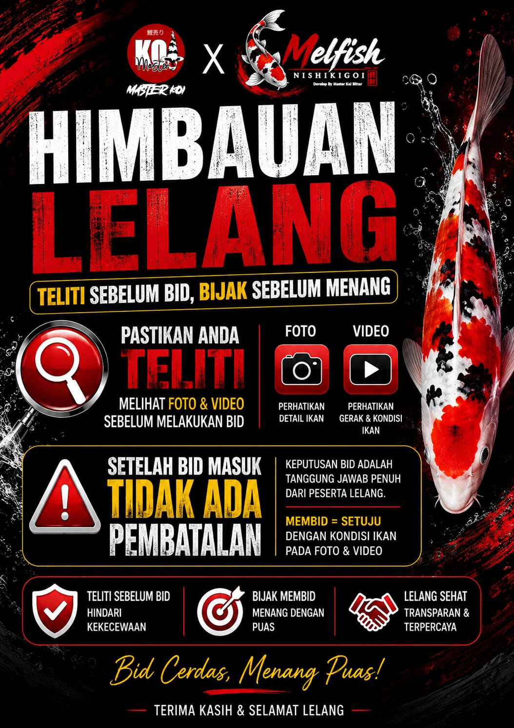Lelang Koi Online, Jual Beli Ikan Koi, Pasar Koi Terbaik, Agen Lelang Koi, Penawaran Koi Berkualitas, Harga Jual Koi, Lelang Ikan Koi Import, Beli Koi Online, Jual Koi Murah, Koi Showroom, Penjual Koi Terpercaya, Lelang Koi Jakarta, Jual Koi Lokal, Koi Kualitas Unggul, Harga Terbaik Koi, Jual Koi Indukan, Lelang Ikan Hias Koi, Pasar Koi Indonesia, Beli Koi Berkualitas Tinggi, Koi Farm Terbesar, Jual Beli Koi Impor, Lelang Ikan Koi Kualitas Premium, Daftar Harga Koi Terbaru, Pusat Jual Beli Koi, Info Lelang Koi Hari Ini.