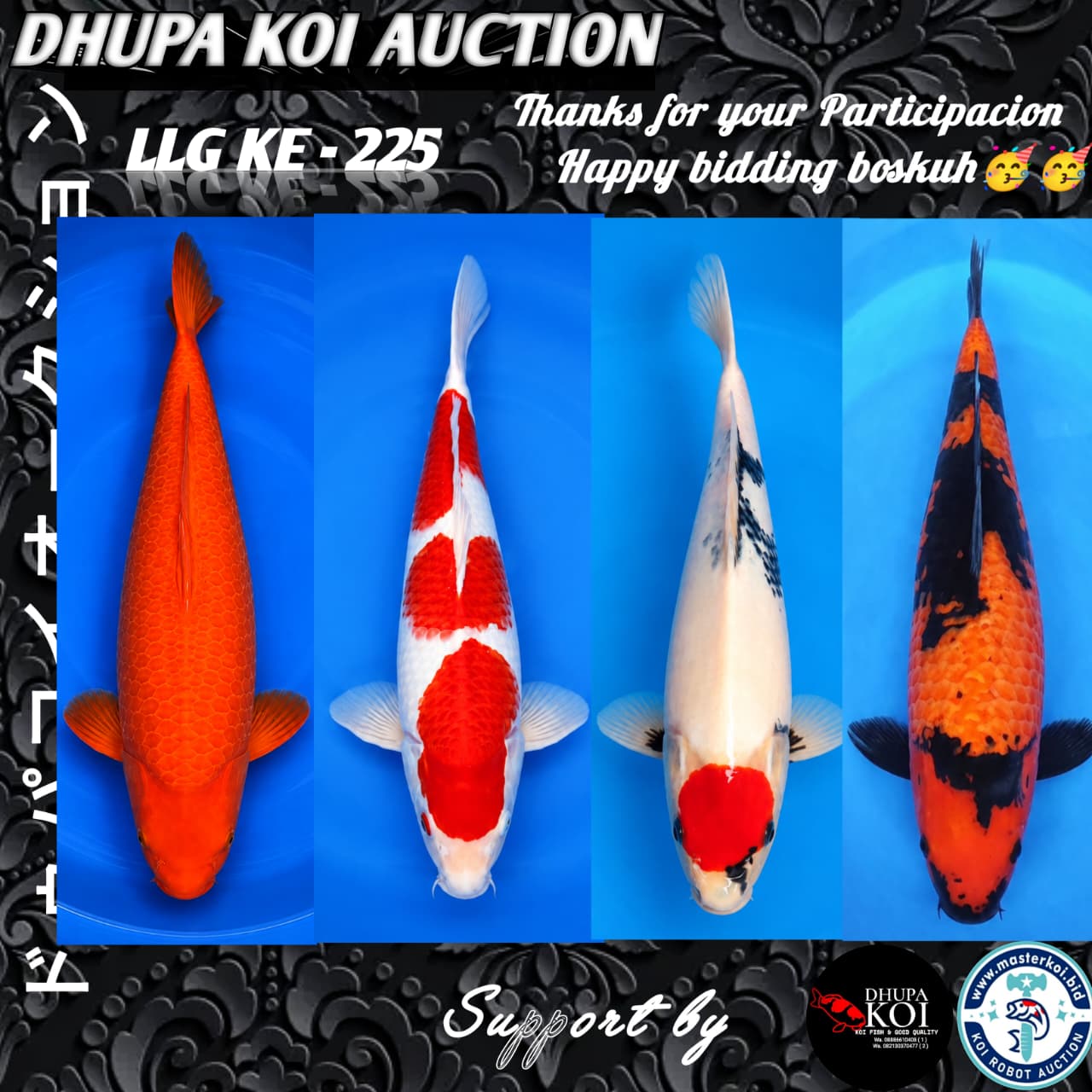 Lelang Koi Online, Jual Beli Ikan Koi, Pasar Koi Terbaik, Agen Lelang Koi, Penawaran Koi Berkualitas, Harga Jual Koi, Lelang Ikan Koi Import, Beli Koi Online, Jual Koi Murah, Koi Showroom, Penjual Koi Terpercaya, Lelang Koi Jakarta, Jual Koi Lokal, Koi Kualitas Unggul, Harga Terbaik Koi, Jual Koi Indukan, Lelang Ikan Hias Koi, Pasar Koi Indonesia, Beli Koi Berkualitas Tinggi, Koi Farm Terbesar, Jual Beli Koi Impor, Lelang Ikan Koi Kualitas Premium, Daftar Harga Koi Terbaru, Pusat Jual Beli Koi, Info Lelang Koi Hari Ini.